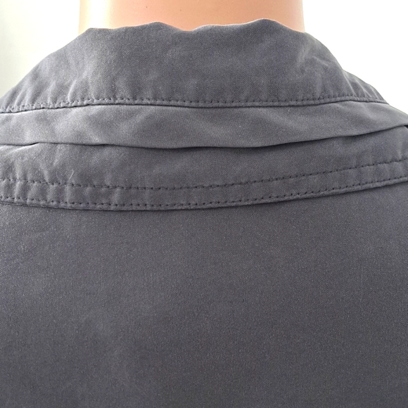 Apt. 9 Gray Utility Jacket with Relaxed Fit and Spread Collar Size Small - Picture 3 of 9